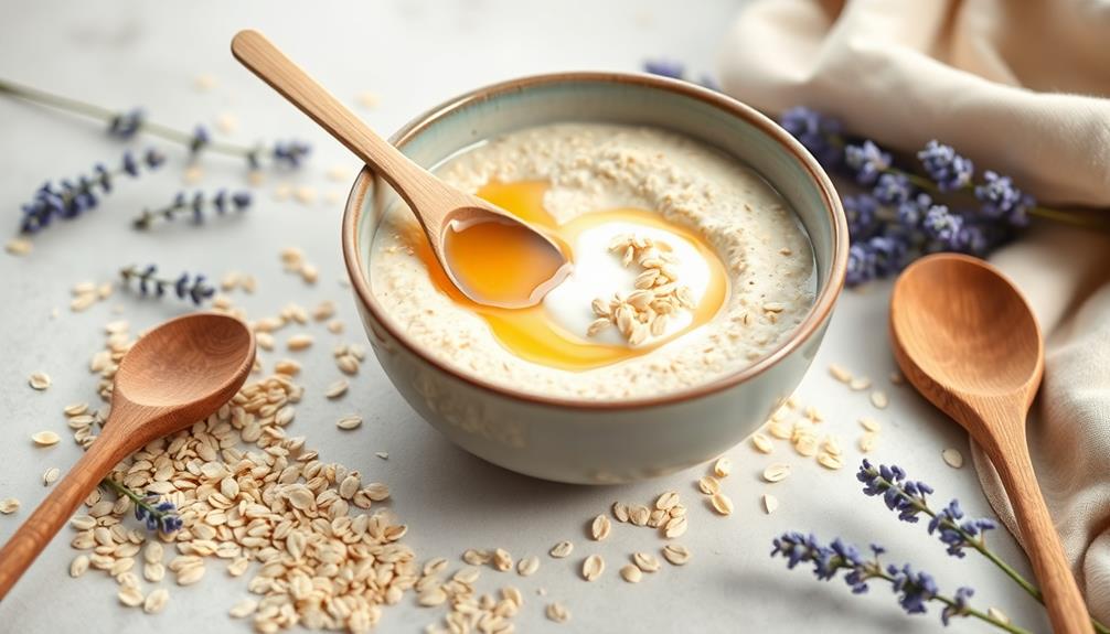 soothing oatmeal face mask