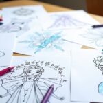 frozen themed coloring pages
